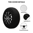 thumbnail image 2 of Pofeuu Shiba Inu Dog Print Spare Tire Wheel Cover for Car Truck SUV Camper Universal Fit Spare Tire Cover RV Spare Tire Covers-17 inch, 2 of 6