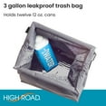 thumbnail image 4 of High Road TrashStash Hanging Car Trash Bag with Leakproof Lining and Spring Frame Closure, 4 of 6
