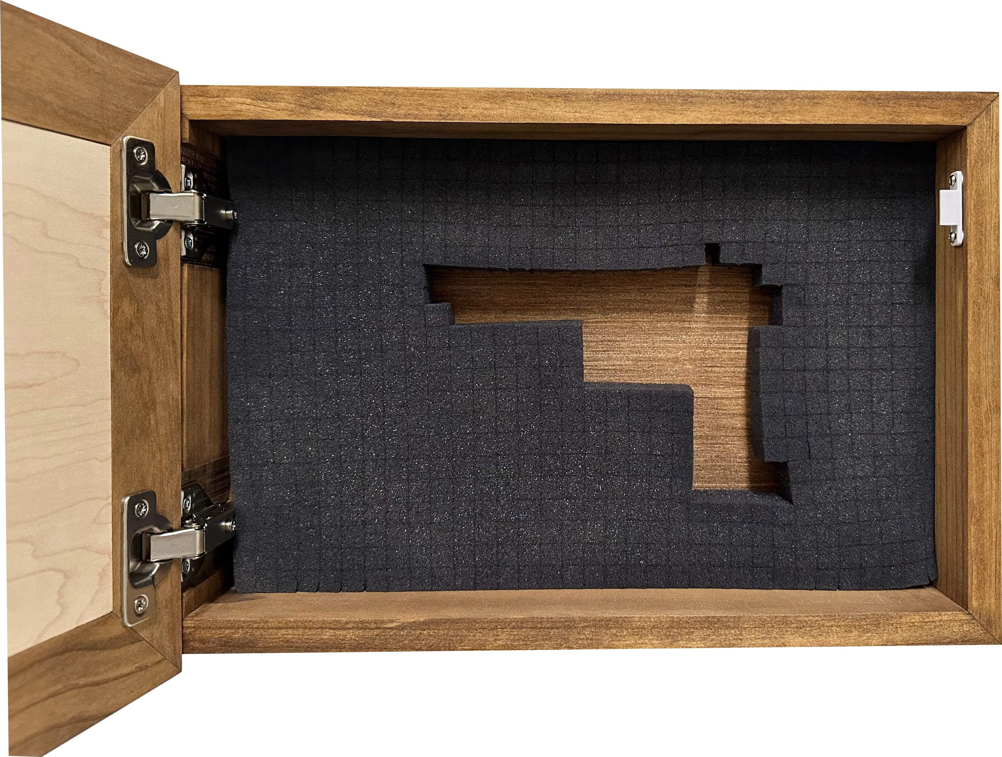 Bellewood Designs We Decided On Forever Decorative Wall-Mounted Secure Gun Cabinet