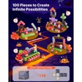 thumbnail image 2 of VEVOR Magnetic Blocks 100 PCS Dark Castle Set STEM Montessori Sensory Toys, 2 of 9