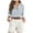 Grey_1, variant on Godom Button Up Shirts for Women Casual Tops Long Sleeve Button Down Blouses Stripes Turn-down Collar Top