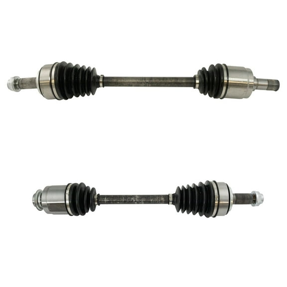 TRQ Front CV Axle Shaft Assembly LH RH Pair 2pc Set for Accord V6 3.5 Auto AT CSA80003