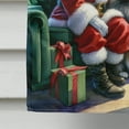 thumbnail image 4 of Keeshond and Santa Claus House Flag, 4 of 7