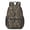 Camo and Cattail Grey Pattern, variant on Camo and Tree Black Pattern 17" Waterproof Oxford School Backpacks for Teens, S-Shape Padded Straps, for School, Travel, Hiking, Camping