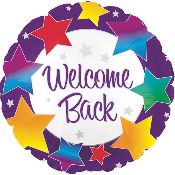 Price Pack Of 10 Cti Industries Welcome Back Mylar Balloon Walmart Com Walmart Com