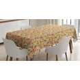 thumbnail image 1 of Ambesonne Fruits Tablecloth Rectangular Table Cover, Colorful Summer Eats, 60"x90", Multicolor, 1 of 3