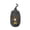 Black-Oval-shaped, variant on Halloween Seaweed Woven Pumpkin Decoration, Haunted Oval Plastic Ornament for Home Party Fall Harvest, 1 Piece