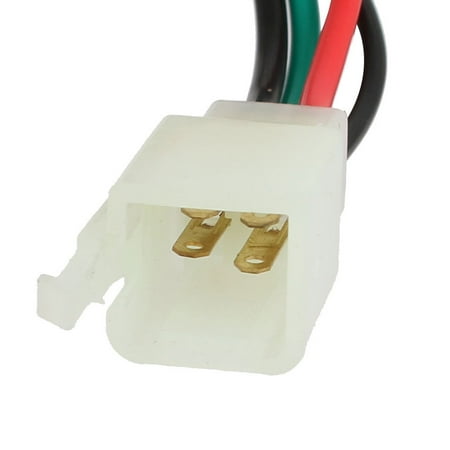 4 Wire 4 Terminal Motorcycle Motorbike Ignition Switch Start Lock w 2
