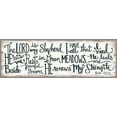 thumbnail image 2 of LaPoint, Annie 14x7 Black Ornate Wood Framed with Double Matting Museum Art Print Titled - The Lord is My Shepherd, 2 of 4