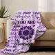 thumbnail image 2 of LHSHID Inspirational Blanket You are Awesome Positive Thoughts Throw Blanket Get Well Soon Gifts for Women Men 30"x40", 2 of 7