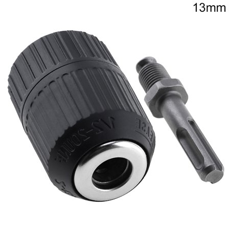 

fanshao 2Pcs/Set Manual Drill Chuck Adapter with Round Shank Connector Converter Tool