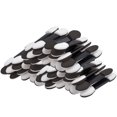 thumbnail image 1 of 100 Pack Disposable Eyeshadow Brush, Double Ended Sponge Eye Shadow Applicator Makeup Brushes - Black, 1 of 5