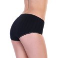 thumbnail image 4 of Angelina Women's Seamless Microfiber Hiphugger Panties with Lace Accent (12-Pack), 4 of 5