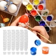thumbnail image 4 of 50 botes de pintura vacíos, tiras de almacenamiento, contenedores de pintura para manualidades y arte para adultos 2 ml, 4 of 9