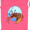 thumbnail image 4 of Inktastic Fun Fiddler Crab with Violin and Mustache Boys or Girls Baby Bodysuit, 4 of 5