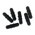 thumbnail image 1 of 6 Pieza Amortiguador Silenciador de Tiro con Multifucnional Universal para Compuesto facíl Negro Soledad Archery Bow String Silencer, 1 of 10