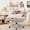 Beige, variant on COOLHUT Big and Tall Office Chair, 450lbs Home Office Desk Chair with Flip Armrests Adjustable Headrset, Executive Reclining Office Chair with Footrest, Wide Home Desk Chair, Black