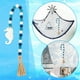 thumbnail image 3 of Bandeja decorativa con capas de océano en verano Cordón de cuentas de madera Cordón con borlas y cuentas Cordón de cuentas de madera para colgar Bandeja decorativa, 3 of 7