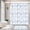 Blue, variant on FRAMICS 16-Piece Ombre Floral Shower Curtain Sets with Rugs, Blue Eucalyptus Leaves Bathroom Sets, Waterproof Fabric Bathroom Curtain Decor with Hooks