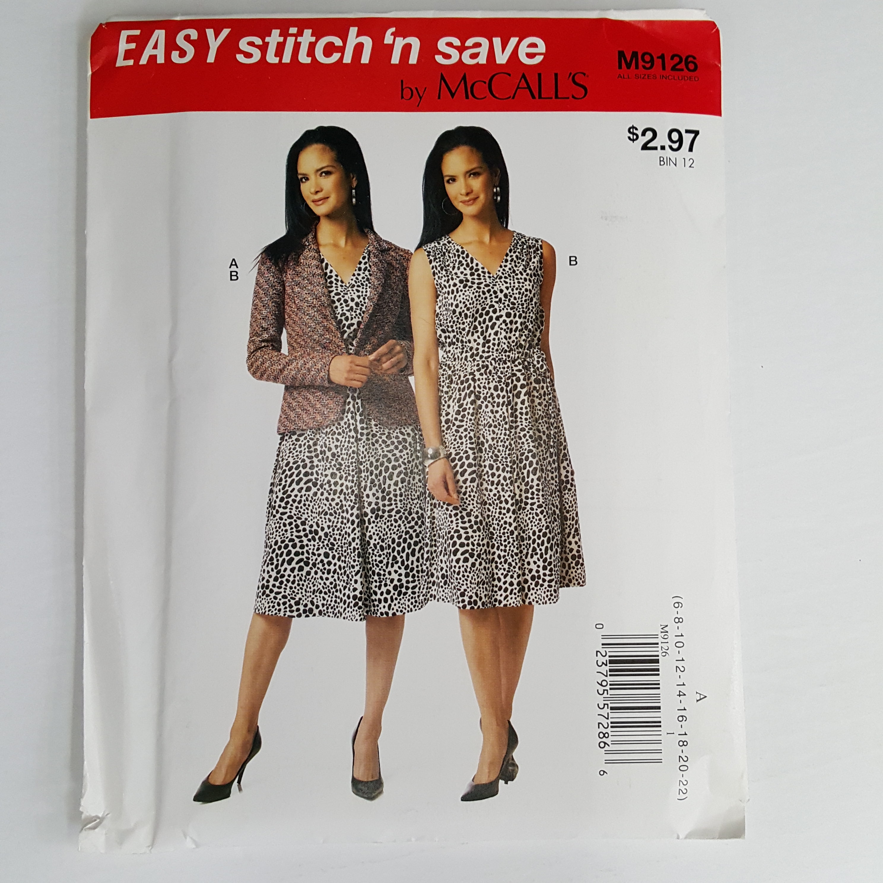 Easy Sns By Mccalls Mccall Pattern 9126