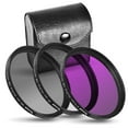 thumbnail image 1 of Ultimaxx 52mm 3-Piece Multi-Coated Professional High-Quality UV, CPL, FLD Filter Set Kit (UV, CPL, FL-D) for All DSLR Camera Lens with Same Filter Thread Size, 1 of 3