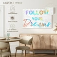 thumbnail image 5 of Elephant Stock Colorful Inspirational Watercolors I Wall Art - Living Room Wall Decor - Inspirational And Typography Canvas - Gray And Blue Decor By Sd Graphics Studio - 12" x 8", 5 of 8
