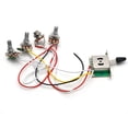 thumbnail image 5 of Guitar Wiring Harness Prewired 3X 500K Pots 1 Volume 2 Tone Control Knobs 5 Way Switch,Electric Guitar Parts, 5 of 6