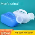 thumbnail image 6 of Portable Pe Handle Disability Old Man Helper Night Urinal Urinal Storage Mobile Urinal Urinary Bottle Toilet BLUE, 6 of 8