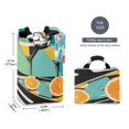 thumbnail image 2 of Yayeee Freestanding Laundry Hamper with Handle Collapsible Large Storage Basket for Clothes, Orange Glasses, 2 of 7