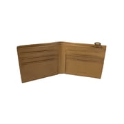 Harley-Davidson Mens Traditional B&S Bi-Fold Genuine Leather Wallet - Natural, Harley Davidson