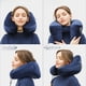 thumbnail image 2 of Almohada inflable en forma de U para viajes al aire libre, almohada cervical portátil multifuncional, almohada para el cuello para la siesta, avión, tren, 2 of 4