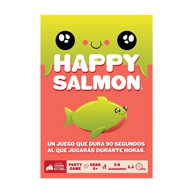 Exploding Kittens Happy Salmon - Juego de Cartas en Español