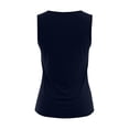 thumbnail image 6 of Admvng Womens Tank Top Square Neck Sleeveless Wide Strap Soft Stretch Casual Summer Trendy Camisole Blouse, 6 of 6