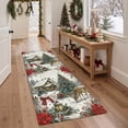thumbnail image 5 of KUETH 3'x5' Christmas Machine Washable Area Rug, Non-Slip Rugs for Bedside, Entryway and Small Living Space, Beige, 5 of 8