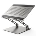 thumbnail image 1 of Soporte para computadora portatil Deli Elevador Ajustable Base Metal gris, 1 of 11