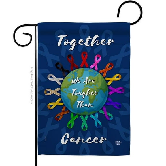 Ornament Collection G192419-BO 13 x 18.5 in. We are Together Garden Flag with Support Awareness Double-Sided Decorative Vertical Flags House Decoration Banner Yard Gift