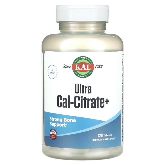 KAL Ultra Cal-Citrate , 120 Tablets