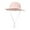 Pink, variant on Infant Kids Girls Boys Fisherman Hat With Straps Solid Color Summer Soft Comfortable Caps Gray Size 1-2 Y