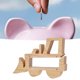 thumbnail image 4 of Moned Bank, Hollow Out Simple Piggy Bank Pine Aparente Acrílico Apariencia Transparente para la Decoración de Del Hogar Para El Dormitorio, 4 of 7