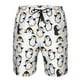 thumbnail image 3 of Fotbe Cute Penguins Trajes de Baño Estampados para Hombre, Shorts de Verano de Secado Rápido, Ropa de Playa, Bañadores-Small, 3 of 6