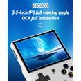Rg35Xx Plus Game Console Retro Gray (English Version) 64G Childhood