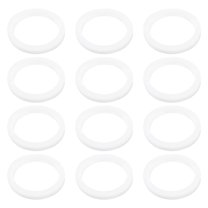 AURARMLET Jar Replacement Silicone Sealing White 30pcs Airtight Lid Gaskets for Canning Jars