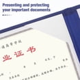 thumbnail image 3 of HONMEET Presentation Certificate Folder Paper Blue 1Pack For Formal Events Use, 3 of 6