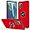 Red, variant on Galaxy Note 20 5G Case for Samsung Note 20 Case Grade Shockproof Built-in Ring Holder Kickstand Car Mount Heavy Duty Protective Case for Galaxy Note 20 Phone Case (Black)