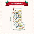 thumbnail image 3 of Bingfone Cartoon Monster Trucks Print Personalized Christmas Stocking - Snowman Design Large 18 inch,Family Holiday Season Decor, 3 of 8