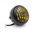 thumbnail image 1 of Faro retro modificado CG125, faro redondo con carcasa negra retro GN125, accesorios para motocicletas, 1 of 5