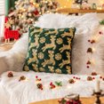 thumbnail image 4 of Christmas Throw Pillow Cover 18x18 inch, Velvet Sequin Decorative Cushion Case with Hidden Zipper – Holiday Sofa Pillow Decoration, 4 of 5