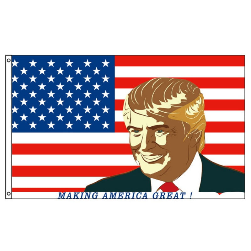 Trump Flag 3x5 “All Aboard The Trump Train” 