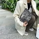 thumbnail image 4 of Bolsa de maquillaje con estampado de leopardo, bolsa de cosméticos para mujer, bolsa de maquillaje de lona de gran capacidad, bolsa de aseo de viaje, organizador de accesorios, 4 of 5