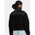 thumbnail image 3 of Liv & Lottie Women’s Teddy Fleece Puffer Jacket with Pockets, Sizes S-XL, 3 of 5